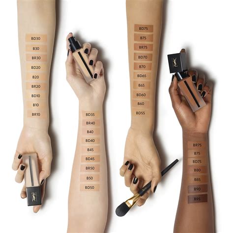 yves saint laurent all hours foundation shades|ysl foundation all hours shades.